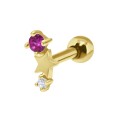 July Birthstone Helix Ear Piercing TIP-3603 